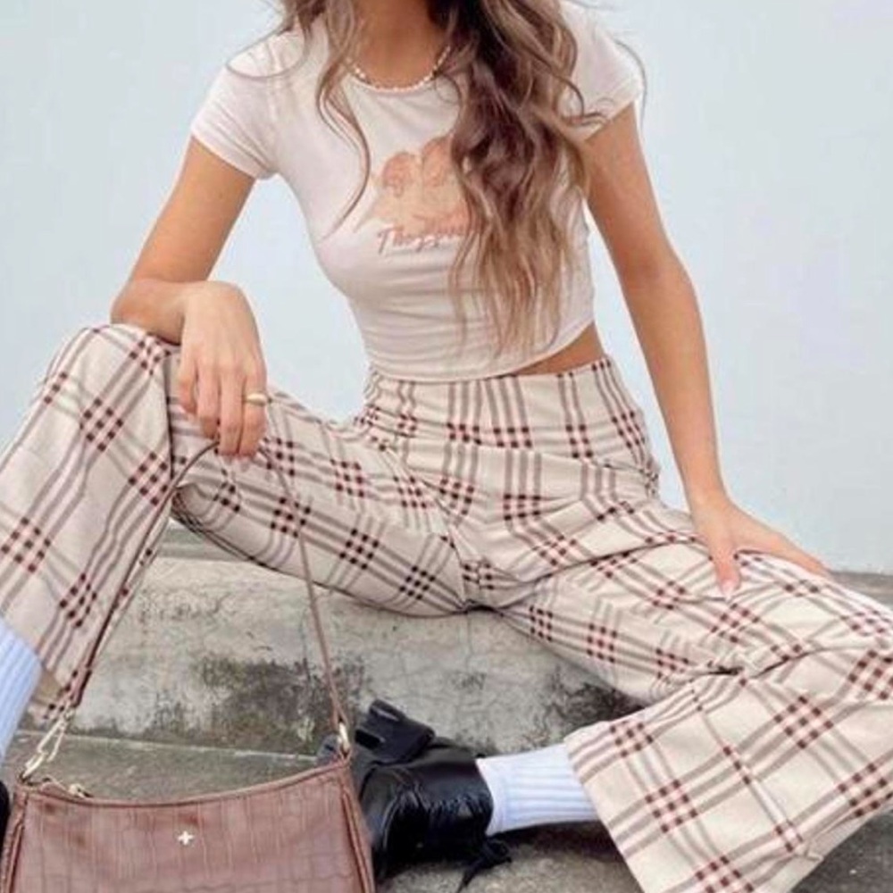 Princess Polly plaid trouser - Picture 2 of 5